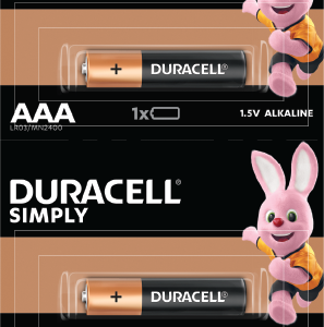 Duracell HBDC AAA 6 Pack Batteries