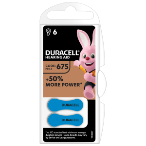 Duracell SP675 Hearing Aid Battery